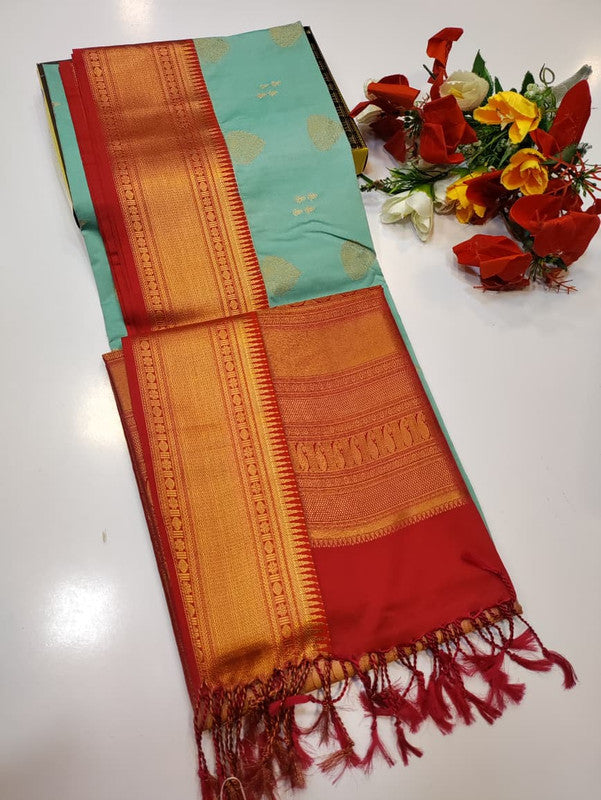 Offer Semi Silk Saree BT-1 (Mild Damage) SSF127