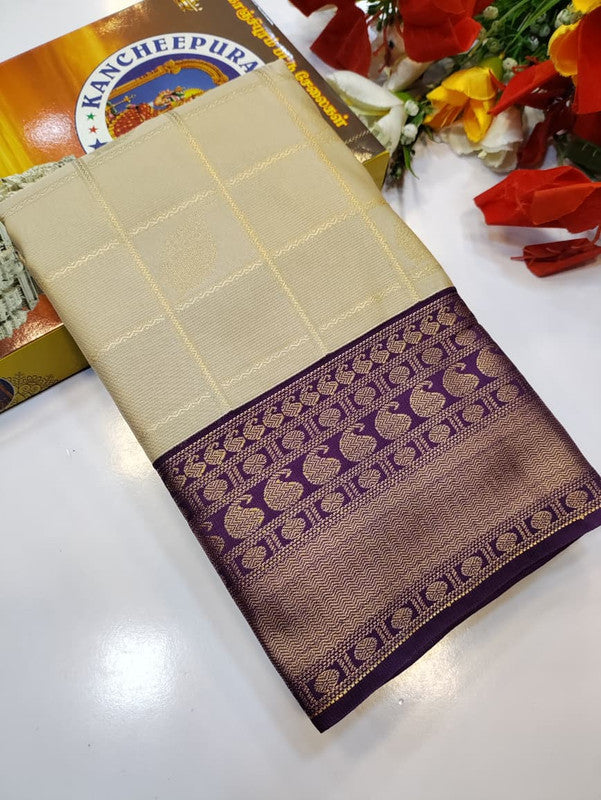 Offer Semi Silk Saree BT-1 (Mild Damage) SSF290