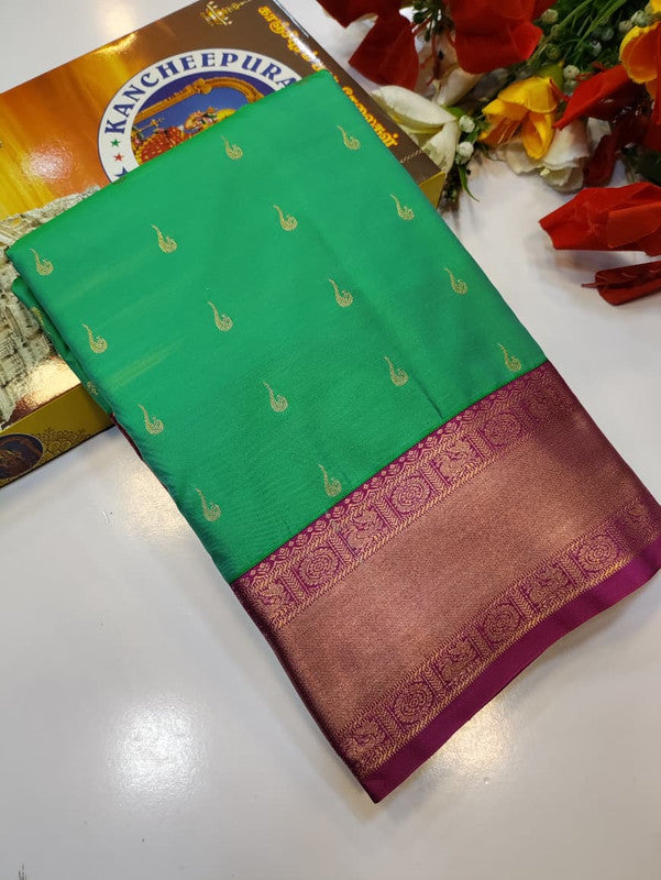 Offer Semi Silk Saree BT-1 (Mild Damage) SSF289