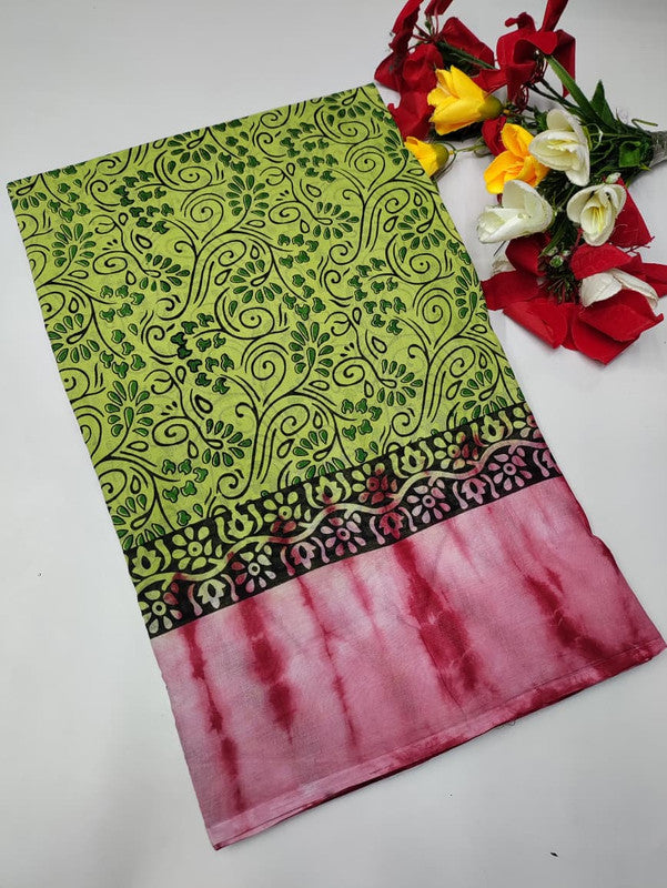 Kalamkari Cotton Saree KH183