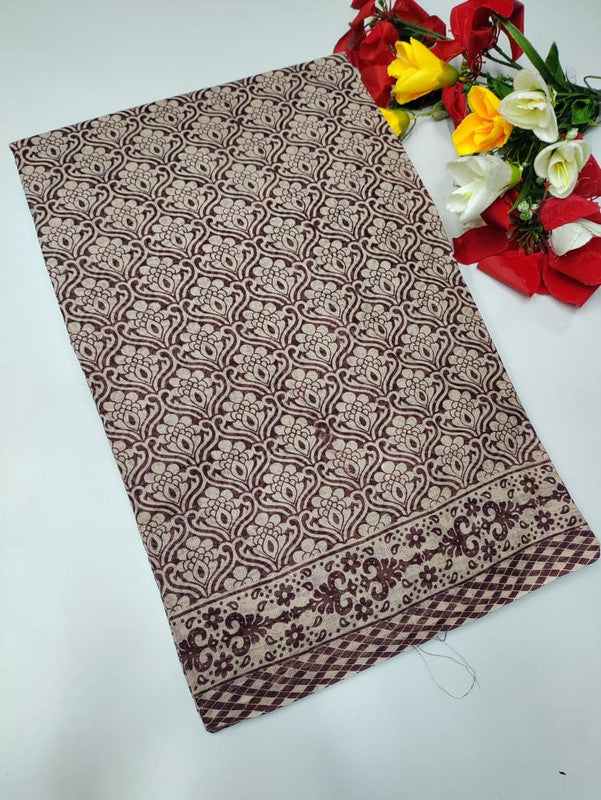 Kalamkari Cotton Saree KH226