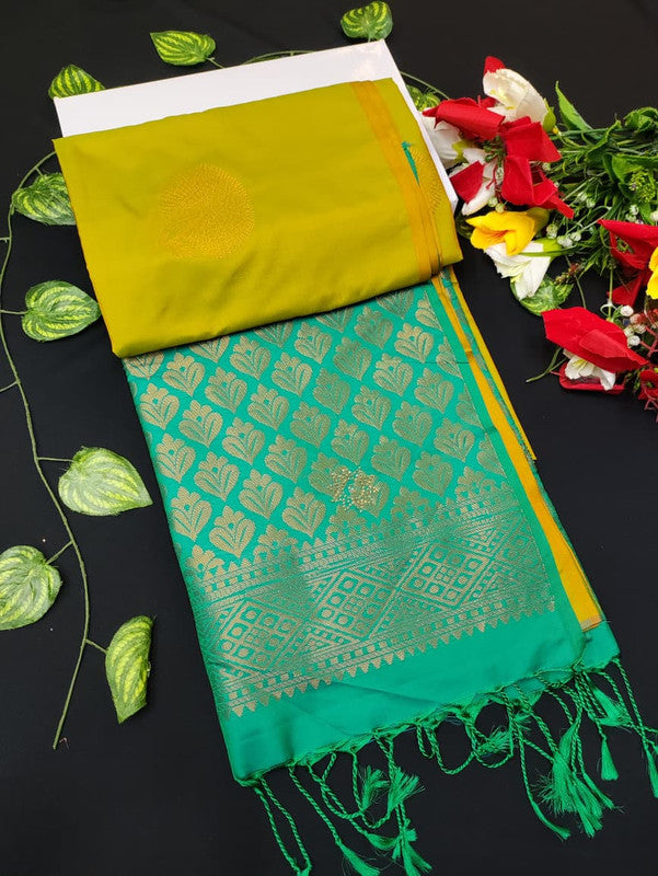 Mehandi Luxury Stone Work Saree BT-2  MRS106