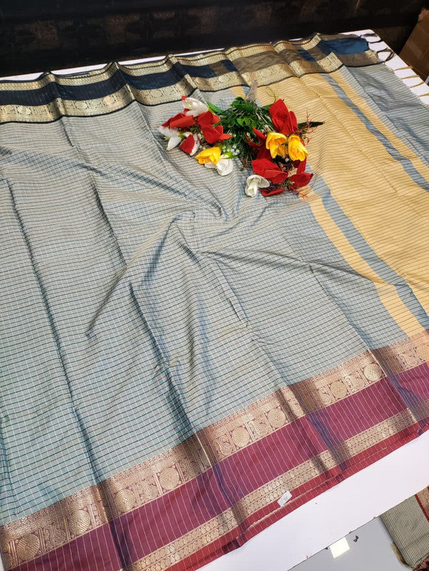 Ganga Jamuna Border Saree FV03