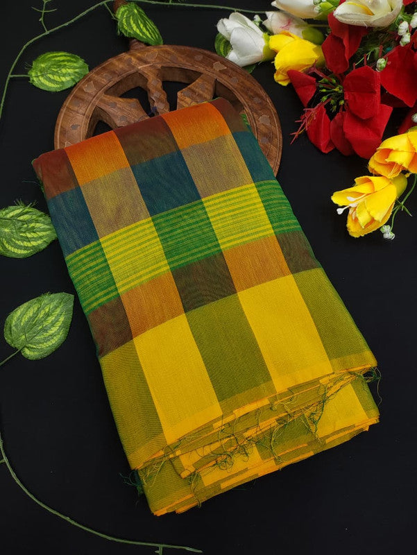 Offer Aura Checked Cotton AC50