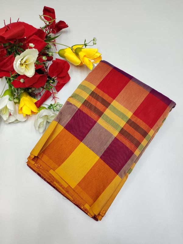 Offer Aura Checked Cotton AC95