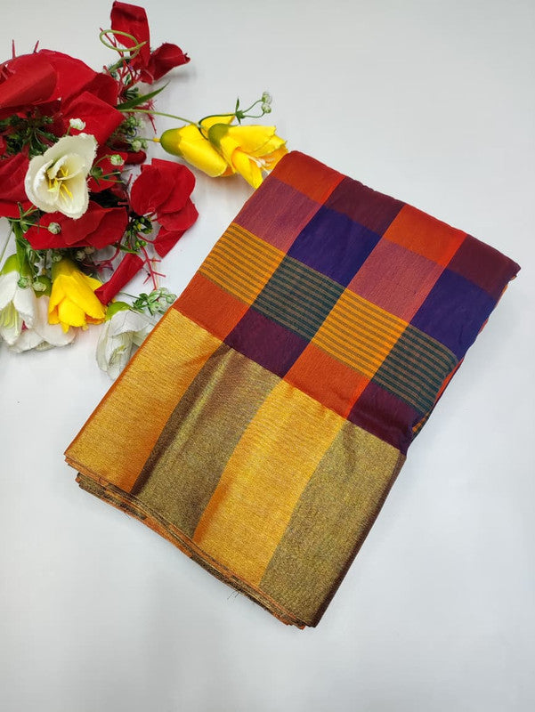 Offer Aura Checked Cotton AC103