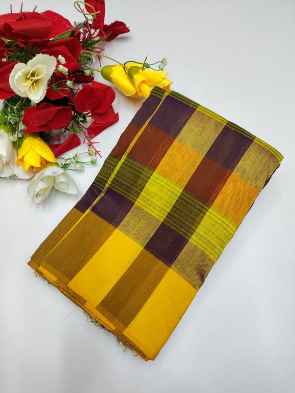Offer Aura Checked Cotton AC127