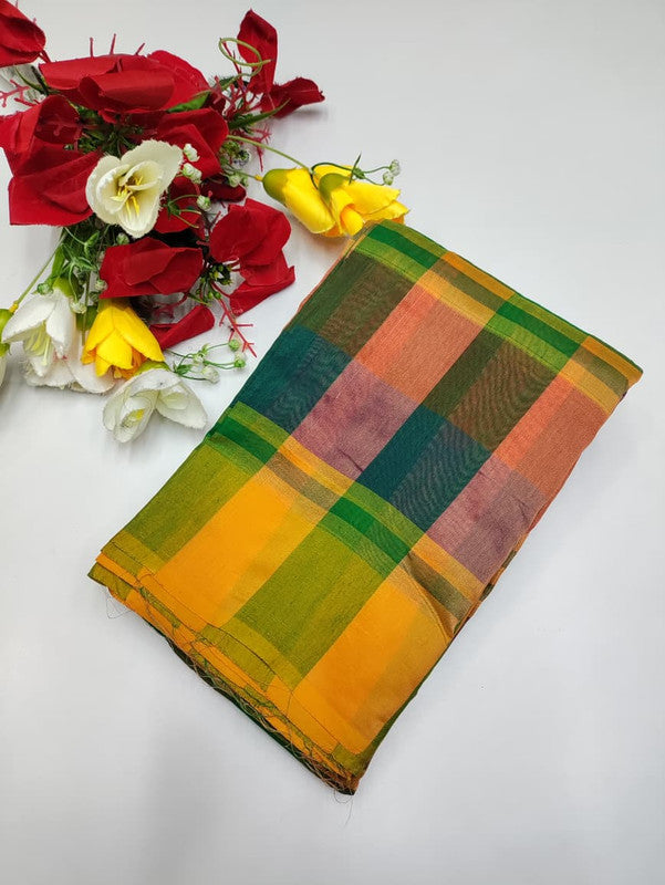 Offer Aura Checked Cotton AC130