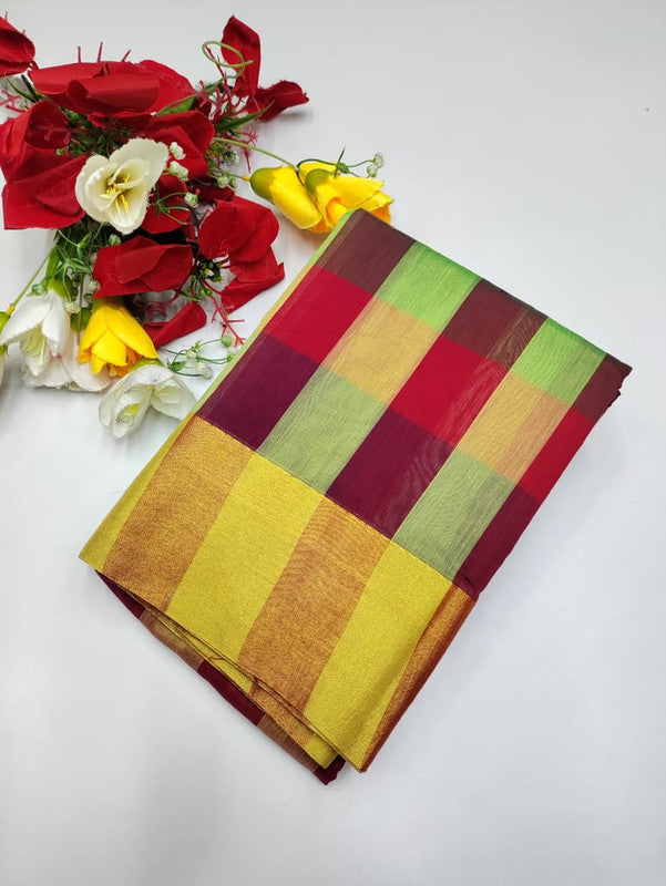 Offer Aura Checked Cotton AC142