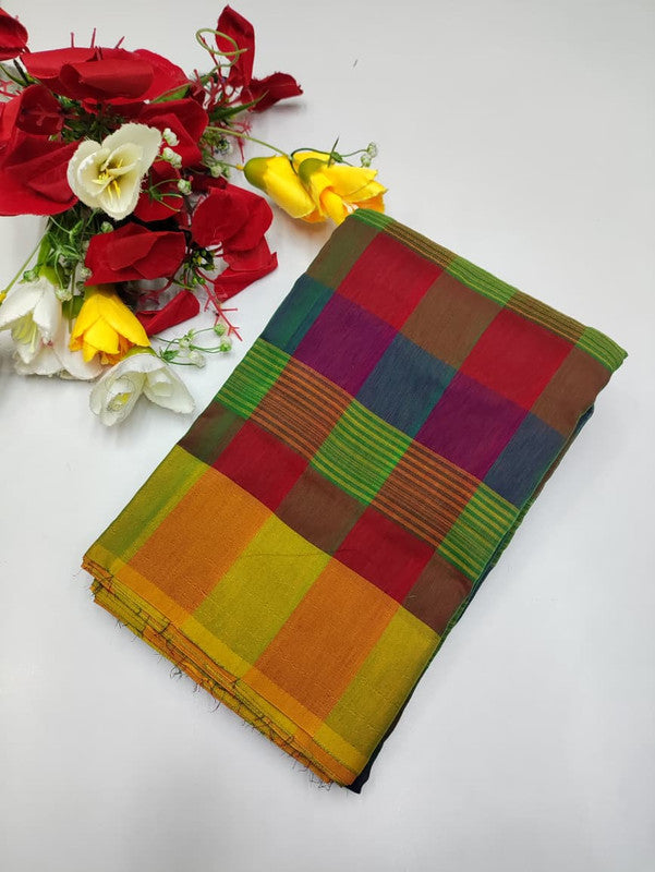 Offer Aura Checked Cotton AC149