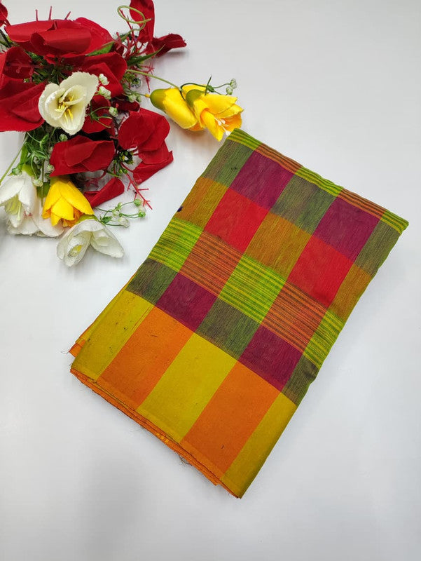 Offer Aura Checked Cotton AC154