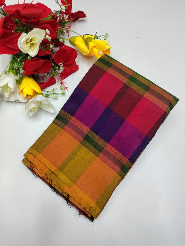 Offer Aura Checked Cotton AC152