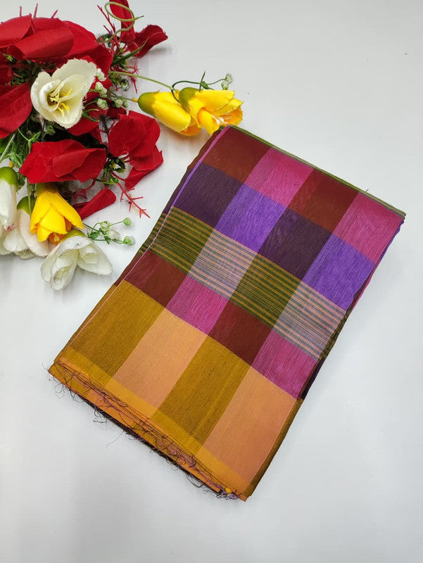 Offer Aura Checked Cotton AC159
