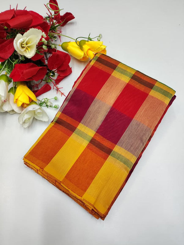 Offer Aura Checked Cotton AC163