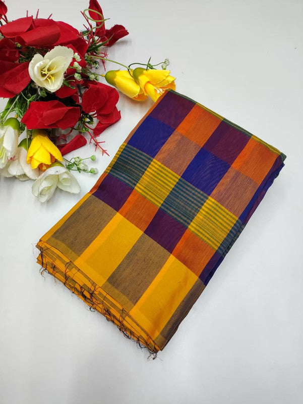 Offer Aura Checked Cotton AC165