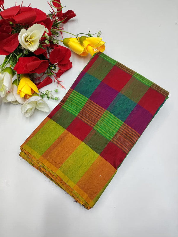 Offer Aura Checked Cotton AC172