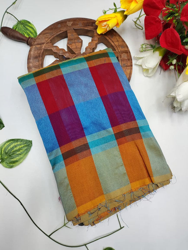 Offer Aura Checked Cotton AC192