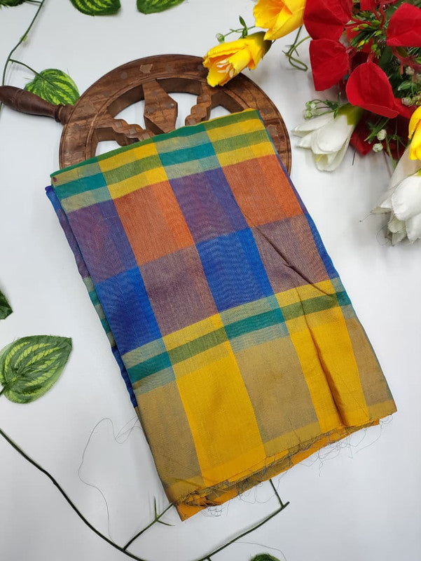 Offer Aura Checked Cotton AC201