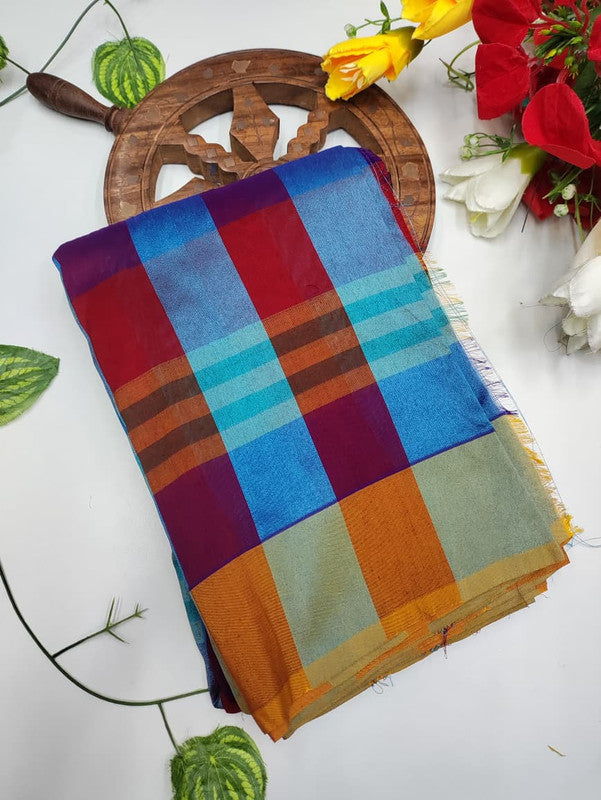 Offer Aura Checked Cotton AC204