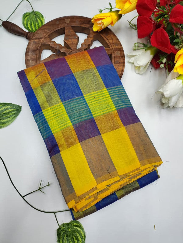 Offer Aura Checked Cotton AC210