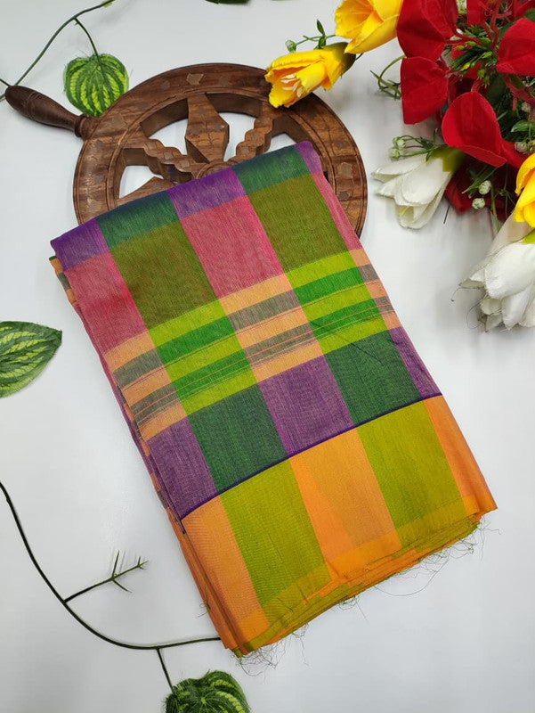 Offer Aura Checked Cotton AC213