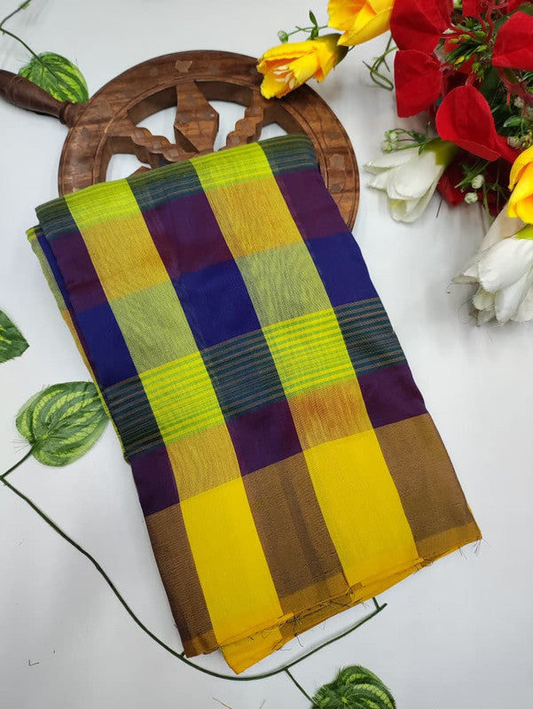 Offer Aura Checked Cotton AC217