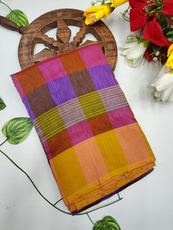 Offer Aura Checked Cotton AC228
