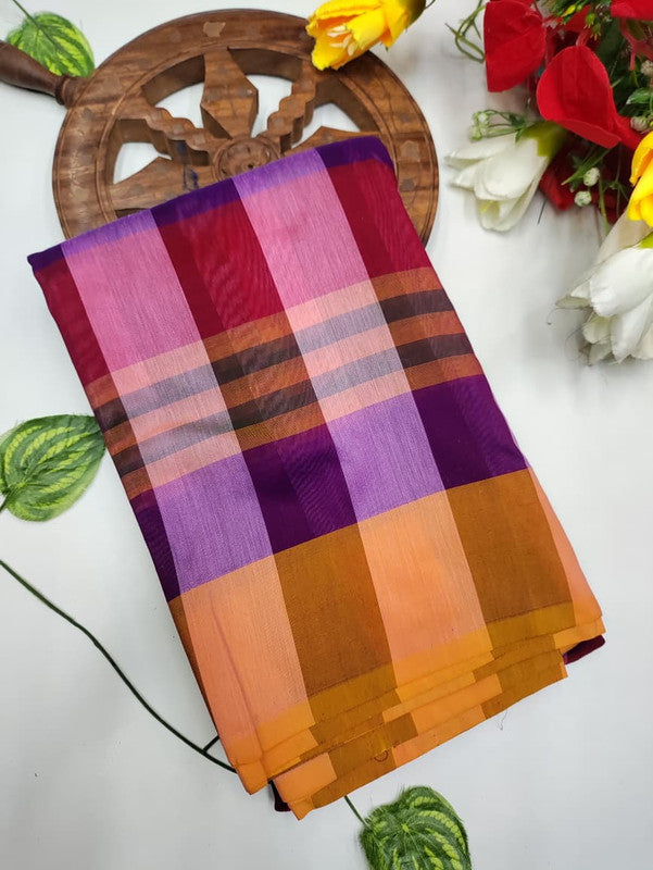Offer Aura Checked Cotton AC230