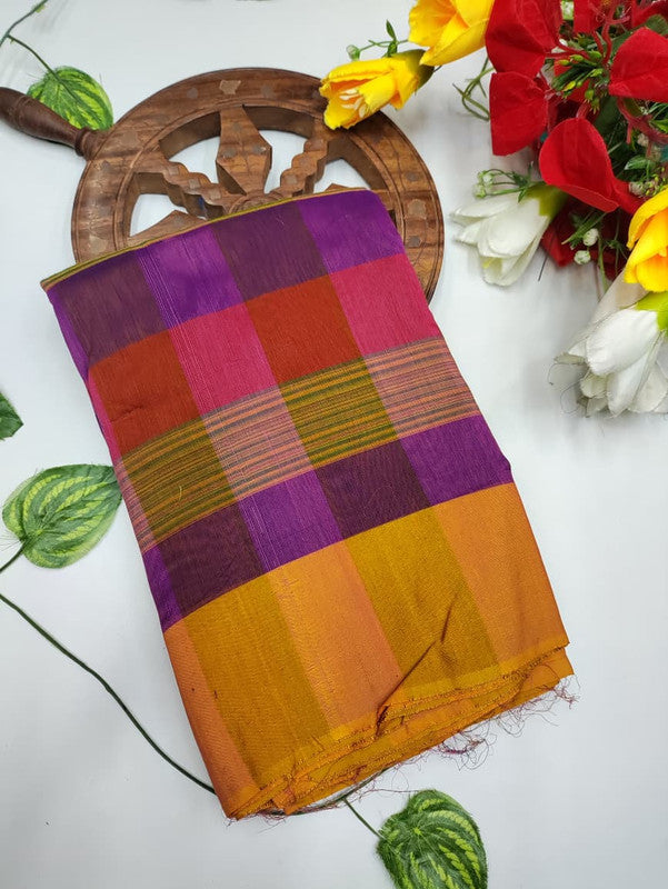 Offer Aura Checked Cotton AC235