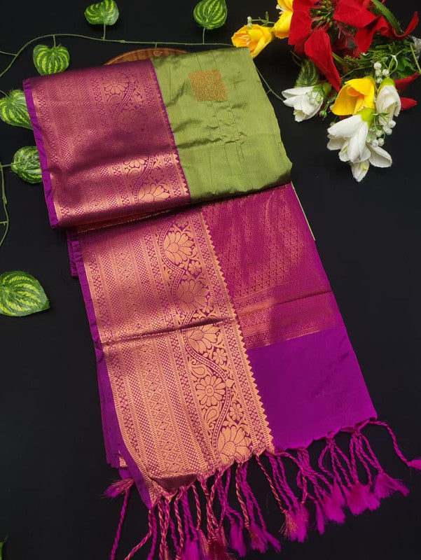 Priyanka Semi Pattu Mild Damage Saree LSP385