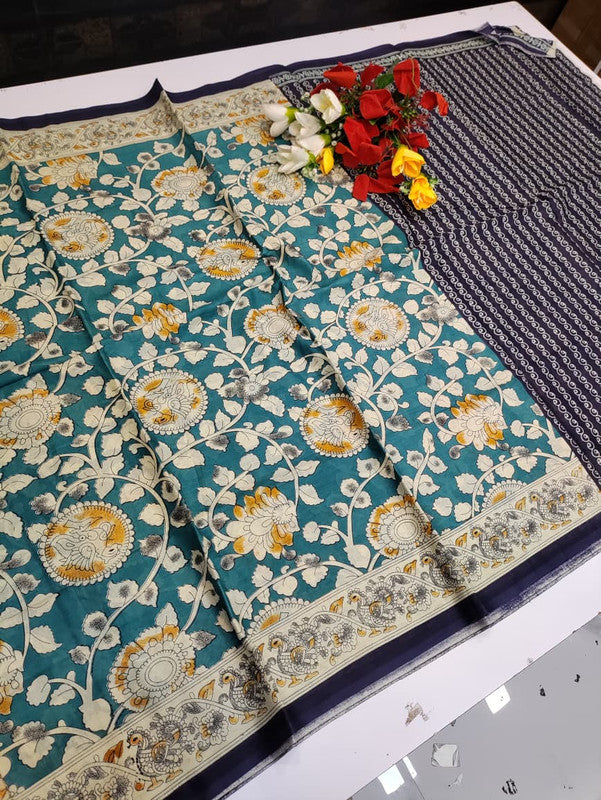 Kalamkari Cotton Saree LKC36