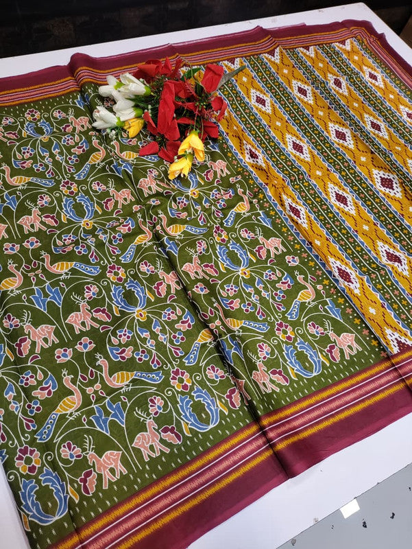 Kalamkari Cotton Saree LKC33