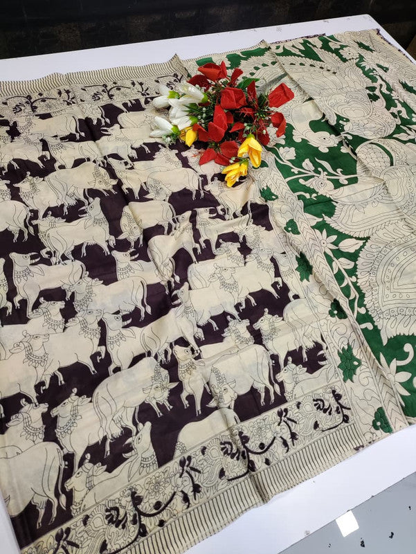 Kalamkari Cotton Saree LKC25