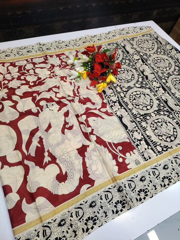Kalamkari Cotton Saree LKC24