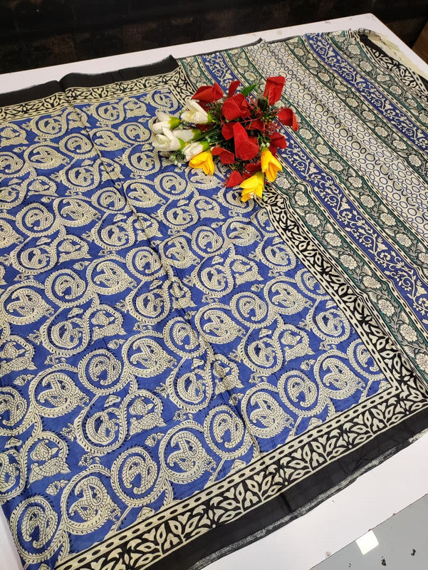 Kalamkari Cotton Saree LKC27