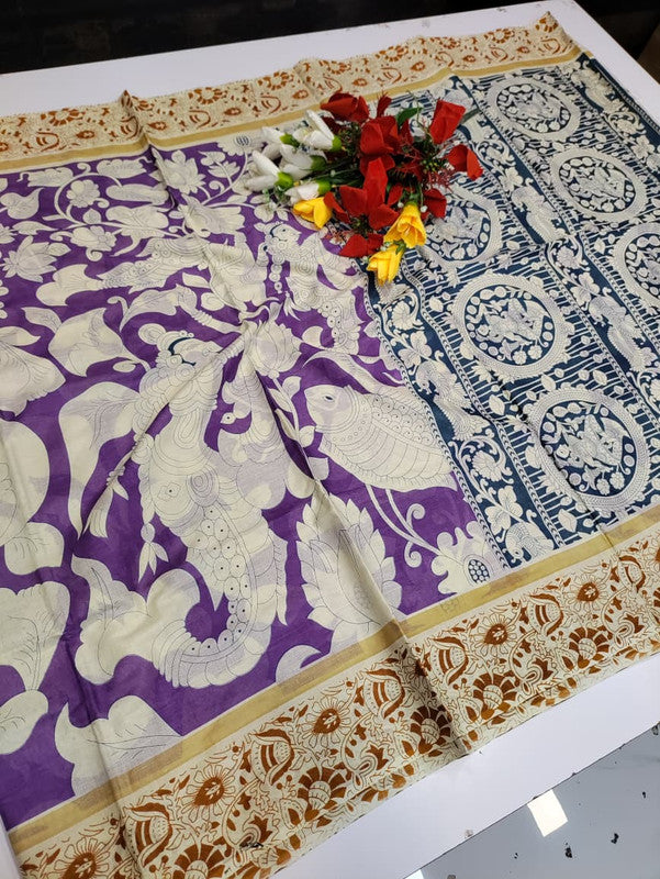 Kalamkari Cotton Saree LKC18