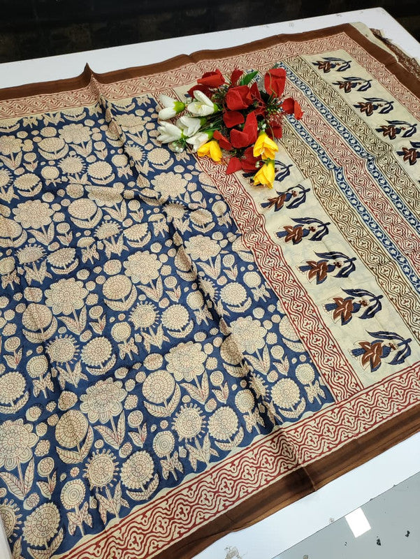 Kalamkari Cotton Saree LKC19