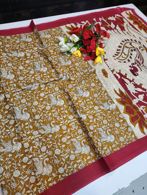 Kalamkari Cotton Saree LKC20