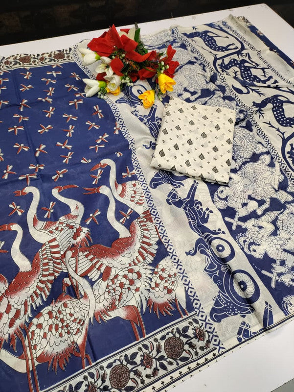 Kalamkari Cotton Saree LKC51