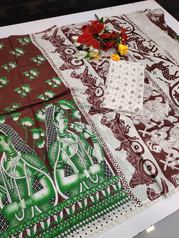 Kalamkari Cotton Saree LKC54
