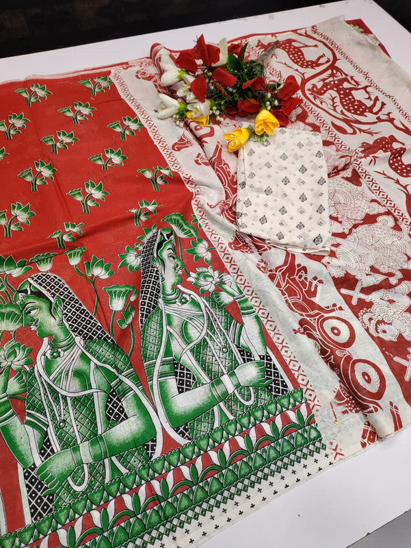 Kalamkari Cotton Saree LKC53