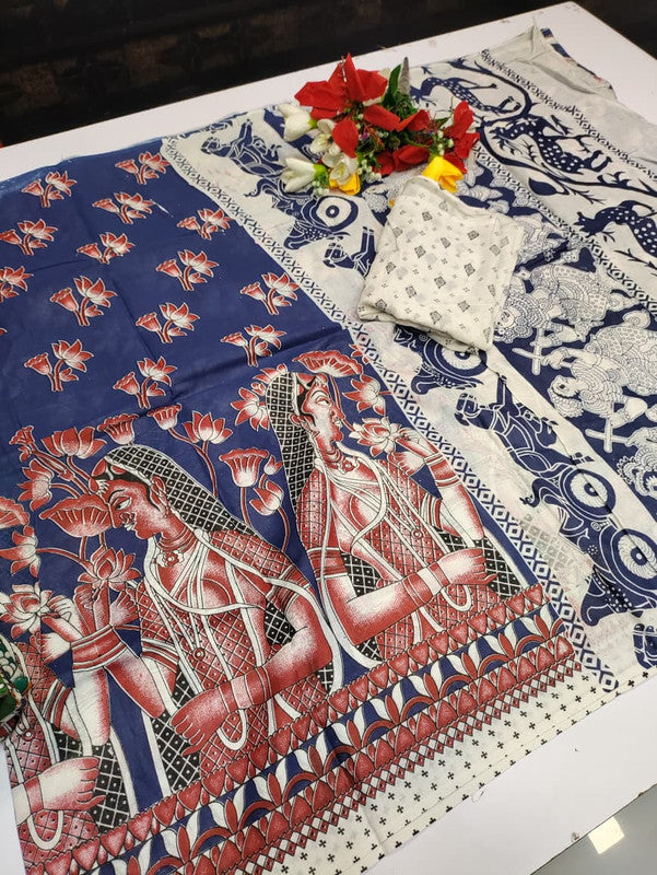 Kalamkari Cotton Saree LKC55