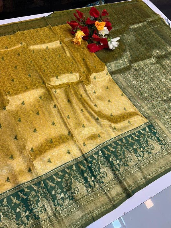 Premium Wedding Korvai Tissue saree for women featuring rich traditional bridal design in elegant tissue fabric suitable for weddings muhurtham and festive occasions