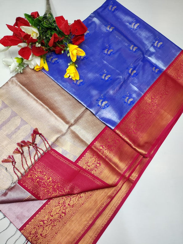 Mirror Tissue Saree MRR02
