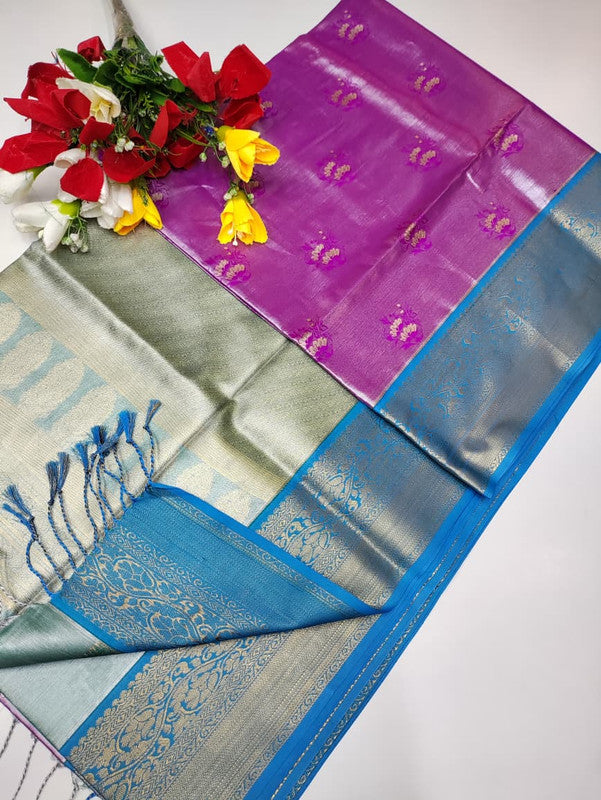 Mirror Tissue Saree MRR01