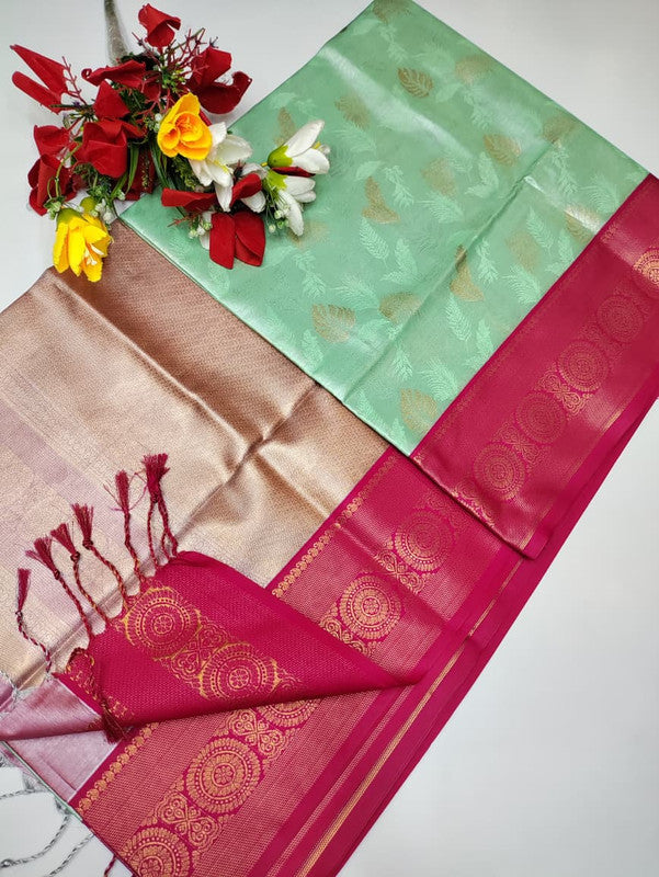 Mirror Tissue Saree MRR07