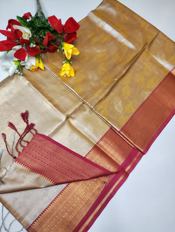 Mirror Tissue Saree MRR10