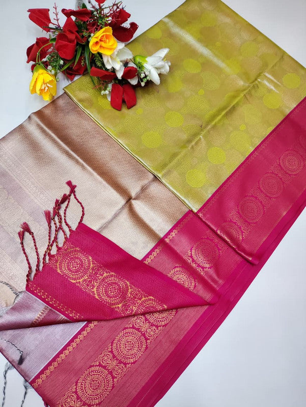 Mirror Tissue Saree MRR14