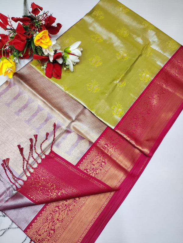 Mirror Tissue Saree MRR16