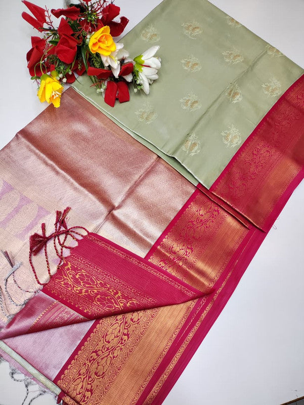 Mirror Tissue Saree MRR21